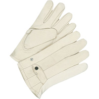 Classic Roper Gloves, 10, Grain Cowhide Palm Auto-Cam