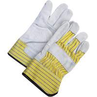 Gants d'ajusteur classiques, Taille unique, Paume en Cuir de vache refendu, Doublure en Molleton Auto-Cam