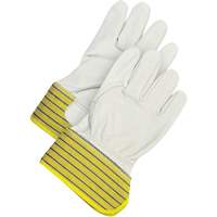 Gants d'ajusteur classiques, Grand, Paume en Cuir fleur de vache, Doublure en Molleton Auto-Cam