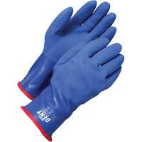 Deny Coated Gloves, Size 10, 12" L, PVC, Acrylic Inner Lining Auto-Cam
