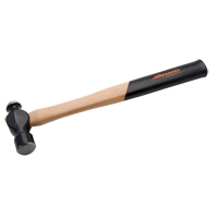 Ball Pein Hammer, 8 oz. Head Weight, Polished Face, Wood Handle Auto-Cam