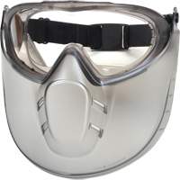 Capstone&reg; Shield Safety Goggles with Removable Faceshield, Clear Lens, Anti-Fog, Direct/Closed Vent Auto-Cam