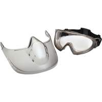 Capstone&reg; Shield Safety Goggles with Removable Faceshield, Clear Lens, Anti-Fog, Direct/Closed Vent Auto-Cam