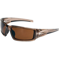 Lunettes de s&eacute;curit&eacute; Uvex Hypershock, Lentille Espresso, Anti-&eacute;gratignures/Polaris&eacute;, ANSI Z87+ Auto-Cam