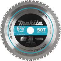 Carbide-Tipped Saw Blade, 5-3/8", 50 Teeth, Metal Use Auto-Cam