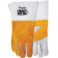 Cow Town Flame-Resistant Gloves, Split Cowhide, Size Large Auto-Cam
