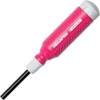 Original Pink 15-in-1 Multi-Bit Screwdriver, 8-37/50" L, Textured Handle Auto-Cam