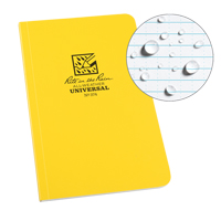 Livre reli&eacute; Field-Flex, Couverture souple, Jaune, 128 Pages, 4-5/8" , 7-1/4"  Auto-Cam