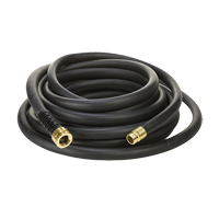 MAXLite Water Hose, Rubber, 3/4" dia. x 50' L Auto-Cam