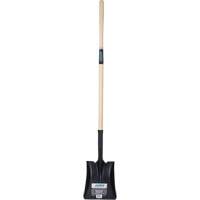 Square Point Shovel, Hardwood, Tempered Steel Blade, Straight Handle, 48" Long NN246 | Auto-Cam