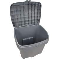Salt & Sand Storage Bins, With Hasp, 21" x 27" x 26", 4.24 cu. ft., Grey Auto-Cam