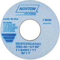 Meule vitrifi&eacute;e, type 01, C&eacute;ramique d'alumine, 14" x 1-1/2" Auto-Cam