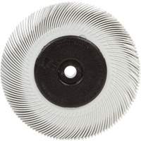 Brosse radiale en soies Scotch-Brite, C&eacute;ramique, Grain 120, 6" dia. Auto-Cam