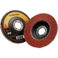 Cubitron II Flap Disc 967A, 4-1/2" x 7/8", Type 27, 40+ Grit, Ceramic Auto-Cam
