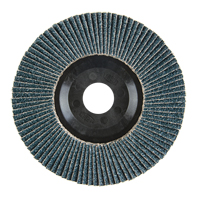 Flap Disc, 4-1/2" x 7/8", Type 27, 40 Grit, Zirconium Auto-Cam