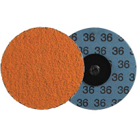 Twist Coolcut XX Sanding Disc, 2" Dia., 36 Grit, Ceramic Auto-Cam