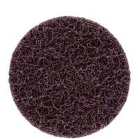Disque de brossage et de finition Roloc Scotch-Brite, 3" dia., Grain Moyen, Carbure de silicium Auto-Cam