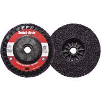 Disque  Clean and Strip  XT Pro Scotch-Brite, 4-1/2" dia., Grain Extra grossier, Carbure de silicium Auto-Cam