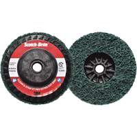 Disque extra coupe  Clean and Strip  XT Pro Scotch-Brite, 4-1/2" dia., Grain Extra grossier, Oxyde d'aluminium Auto-Cam