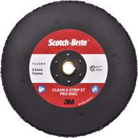 Disque  Clean and Strip  XT Pro Scotch-Brite, 7" dia., Grain Extra grossier, Carbure de silicium Auto-Cam