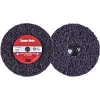 Disque  Clean and Strip  XT Pro Roloc Scotch-Brite, 4" dia., Grain Extra grossier, Carbure de silicium Auto-Cam
