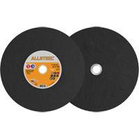 Meule pour scie &agrave; tronçonner AllSteel, 14" x 1/8", Arbre de 25/32", Type 1, Oxyde d'aluminium, 5400 Tr/min Auto-Cam