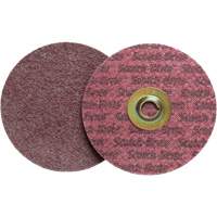 Scotch-Brite Roloc Surface Conditioning Disc, 2" Dia., Medium Grit, Aluminum Oxide Auto-Cam