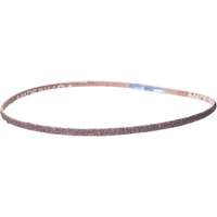 Courroie en toile pour ponceuse Metalite, 3/8" la x 13" lo, Oxyde d'aluminium, Grain Cors&eacute;/P80 Auto-Cam