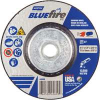 Meule XXL BlueFire, 4-1/2" x 1/4", Arbre 5/8", C&eacute;ramique d'alumine, Type 27 Auto-Cam