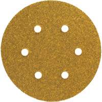 Gold Reserve A295 Paper H&L Vacuum Disc, 5" Dia., P100 Grit, Aluminum Oxide, C-Weight Auto-Cam