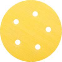 Gold Reserve A296 Paper H&L Vacuum Disc, 5" Dia., 320 Grit, Aluminum Oxide, C-Weight Auto-Cam