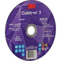 Cubitron 3 Cut-Off Wheel, 6" x 0.045", Type T27, Ceramic, 10200 RPM Auto-Cam