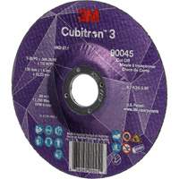 Cubitron™ 3 Cut-Off Wheel, 5" x 0.045", 7/8" Arbor, Type T27, Ceramic, 12250 RPM NY551 | Auto-Cam