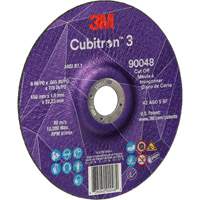 Cubitron 3 Cut-Off Wheel, 6" x 0.045", 7/8" Arbor, Type T27, Ceramic, 10200 RPM Auto-Cam