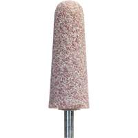 Quantum 5NQM Vitrified Bond Mounted Point, 1" Dia., 36 Grit, Ceramic Alumina Auto-Cam