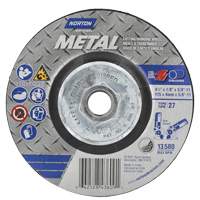 Metal Grinding & Cutting Wheel, 4-1/2" x 1/8", 5/8"-11 Arbor, Type 27, Aluminum Oxide Auto-Cam