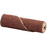 Metal R265 Cartridge Roll, P80 Grit, 3/8" Dia., Aluminum Oxide, 1-1/2" L, 1/8" Arbor Auto-Cam