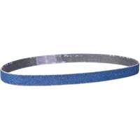 Courroie pour ponceuse BlueFire, 3/8" la x 13" lo, Alumine de zirconium, Grain 60 Auto-Cam