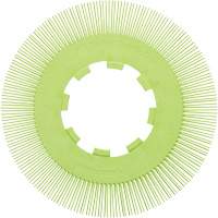 Scotch-Brite Type S Precision Radial Bristle Brush PN-RB without Adapter, Ceramic, 50+ Grit, 8" Dia. Auto-Cam