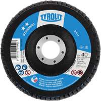 2-in-1 Flap Disc, 4-1/2" x 22.5 mm, Type 27A, 60 Grit, Ceramic Alumina Auto-Cam