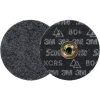 Scotch-Brite Precision Heavy-Duty Surface Conditioning Quick Change Disc, HD-DN, 5" Dia., 80+ Grit, Ceramic Auto-Cam