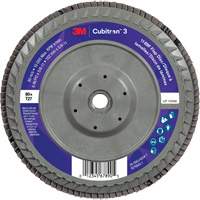 Cubitron 3 Flat Flap Disc with Quick Change 1169F, 6" x 5/8"-11, Type T27, 80+ Grit, Ceramic Auto-Cam