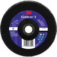 Cubitron 3 Flat Flap Disc 1169F, 7" x 7/8", Type T27, 40+ Grit, Ceramic Auto-Cam
