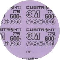 Cubitron II Hookit Film Disc, 5" Dia., 600+ Grit, Ceramic, 3 mil Auto-Cam