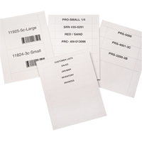 Bin Buddy Label Holders, 48" L x 8" W Auto-Cam