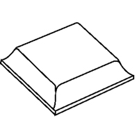 Bumpon Tapered Square Protective Bumpers Auto-Cam