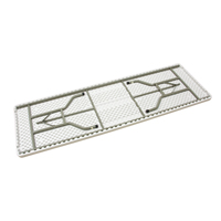 Table pliante, Rectangulaire, 96" l x 30" la, Polyéthylène, Blanc ON600 | Auto-Cam