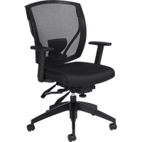 Chaises &agrave; bras Multi-Tilter, Tissu, Noir, Capacit&eacute; 300 lb Auto-Cam