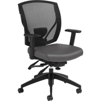 Chaises &agrave; bras Multi-Tilter, Vinyle, Charbon, Capacit&eacute; 300 lb Auto-Cam