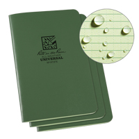 Carnet de notes, Couverture souple, Vert, 48 Pages, 4-5/8" , 7"  Auto-Cam